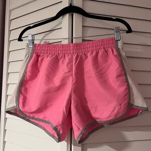 Danskin Pink Athletic Shorts with Gray Trim